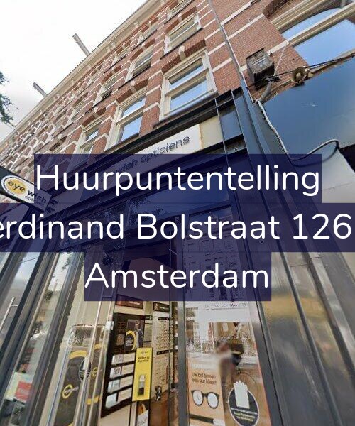 Foto gevel Huurpuntentelling voor Ferdinand Bolstraat 126-1, Amsterdam