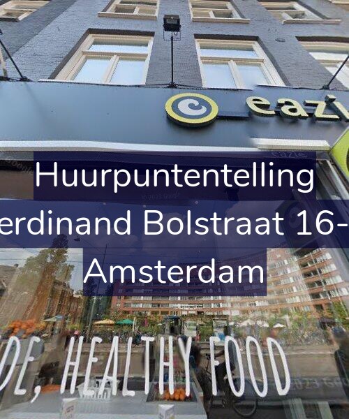 Foto gevel Huurpuntentelling voor Ferdinand Bolstraat 16-B, Amsterdam