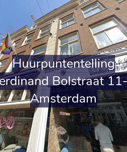 Foto gevel Huurpuntentelling voor Ferdinand Bolstraat 11-2, Amsterdam