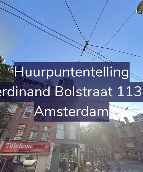Foto gevel Huurpuntentelling voor Ferdinand Bolstraat 113-2, Amsterdam
