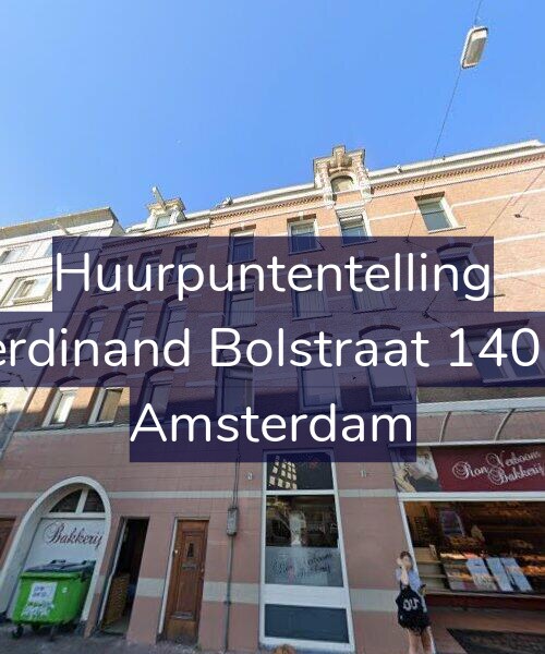 Foto gevel Huurpuntentelling voor Ferdinand Bolstraat 140-2, Amsterdam