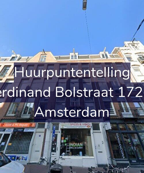 Foto gevel Huurpuntentelling voor Ferdinand Bolstraat 172-3, Amsterdam