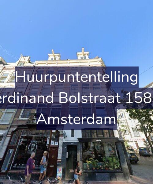Foto gevel Huurpuntentelling voor Ferdinand Bolstraat 158-E, Amsterdam