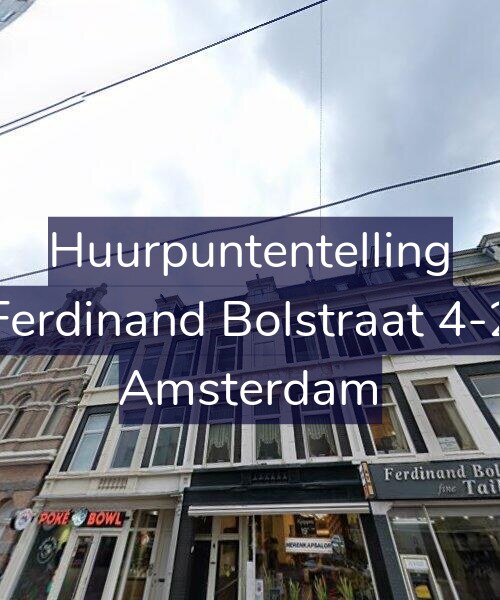 Foto gevel Huurpuntentelling voor Ferdinand Bolstraat 4-2, Amsterdam