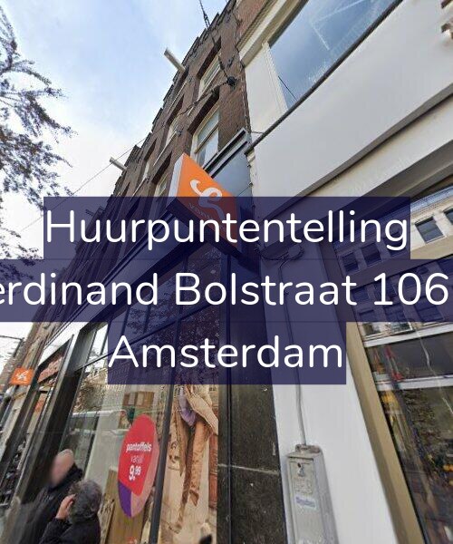 Foto gevel Huurpuntentelling voor Ferdinand Bolstraat 106-1, Amsterdam