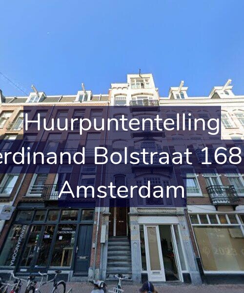 Foto gevel Huurpuntentelling voor Ferdinand Bolstraat 168-2, Amsterdam