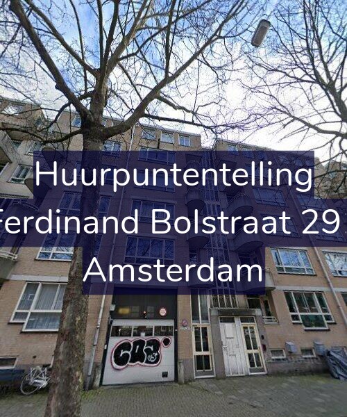 Foto gevel Huurpuntentelling voor Ferdinand Bolstraat 291, Amsterdam