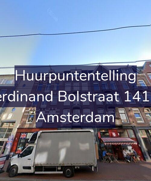 Foto gevel Huurpuntentelling voor Ferdinand Bolstraat 141-3, Amsterdam