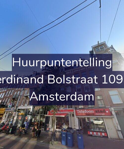 Foto gevel Huurpuntentelling voor Ferdinand Bolstraat 109-2, Amsterdam