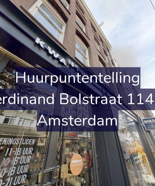 Foto gevel Huurpuntentelling voor Ferdinand Bolstraat 114-3, Amsterdam