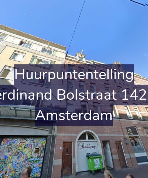 Foto gevel Huurpuntentelling voor Ferdinand Bolstraat 142-3, Amsterdam