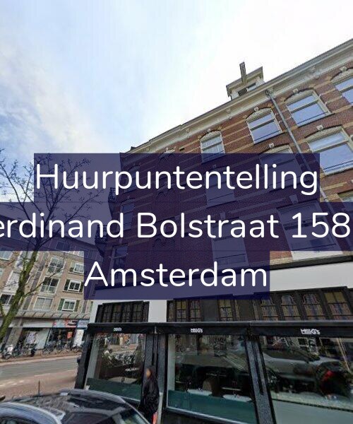 Foto gevel Huurpuntentelling voor Ferdinand Bolstraat 158-F, Amsterdam