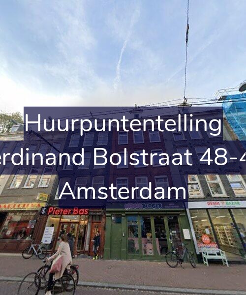 Foto gevel Huurpuntentelling voor Ferdinand Bolstraat 48-4V, Amsterdam
