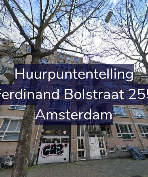 Foto gevel Huurpuntentelling voor Ferdinand Bolstraat 255, Amsterdam