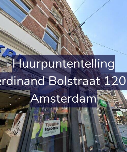 Foto gevel Huurpuntentelling voor Ferdinand Bolstraat 120-3, Amsterdam