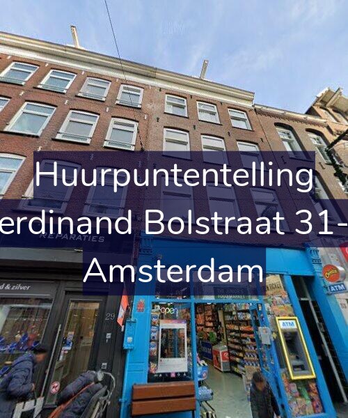 Foto gevel Huurpuntentelling voor Ferdinand Bolstraat 31-2, Amsterdam