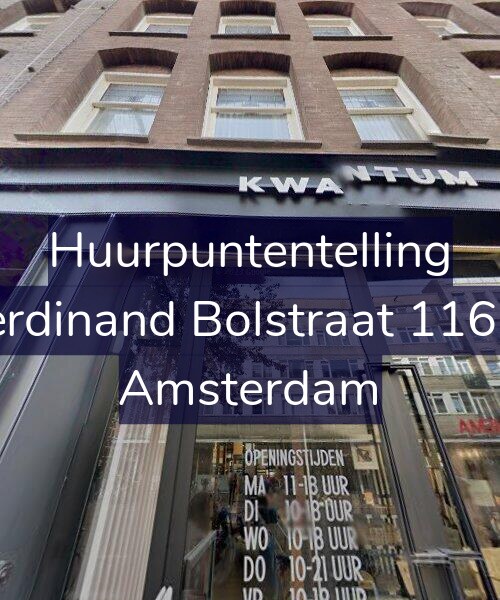Foto gevel Huurpuntentelling voor Ferdinand Bolstraat 116-1, Amsterdam