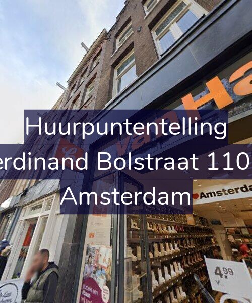 Foto gevel Huurpuntentelling voor Ferdinand Bolstraat 110-1, Amsterdam