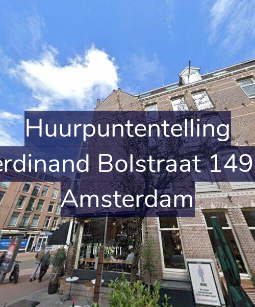 Foto gevel Huurpuntentelling voor Ferdinand Bolstraat 149-3, Amsterdam
