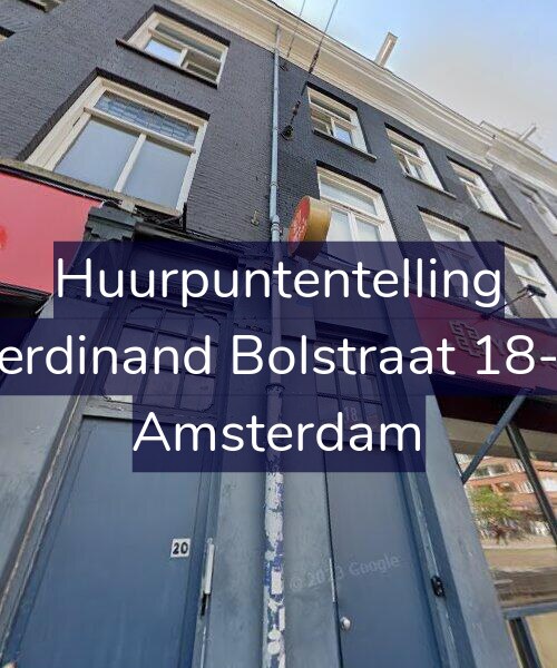 Foto gevel Huurpuntentelling voor Ferdinand Bolstraat 18-2, Amsterdam