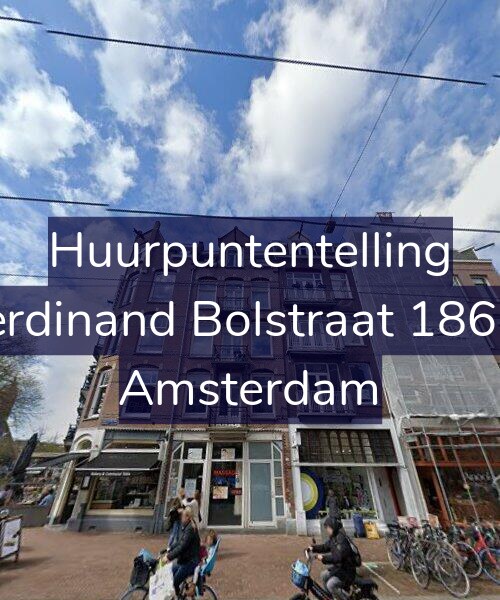 Foto gevel Huurpuntentelling voor Ferdinand Bolstraat 186-2, Amsterdam