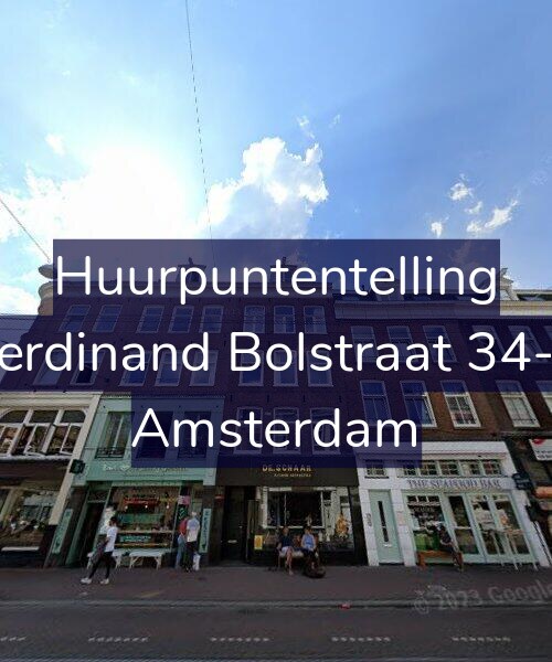 Foto gevel Huurpuntentelling voor Ferdinand Bolstraat 34-3, Amsterdam