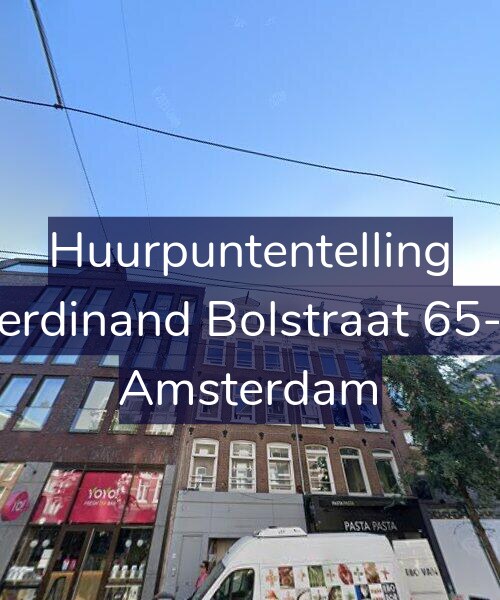 Foto gevel Huurpuntentelling voor Ferdinand Bolstraat 65-3, Amsterdam