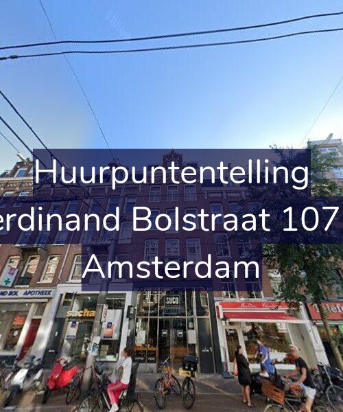 Foto gevel Huurpuntentelling voor Ferdinand Bolstraat 107-2, Amsterdam