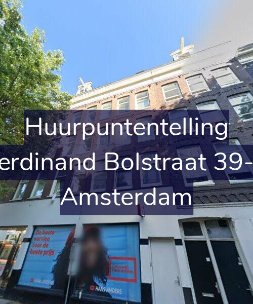 Foto gevel Huurpuntentelling voor Ferdinand Bolstraat 39-K, Amsterdam