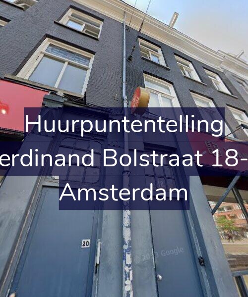 Foto gevel Huurpuntentelling voor Ferdinand Bolstraat 18-1, Amsterdam