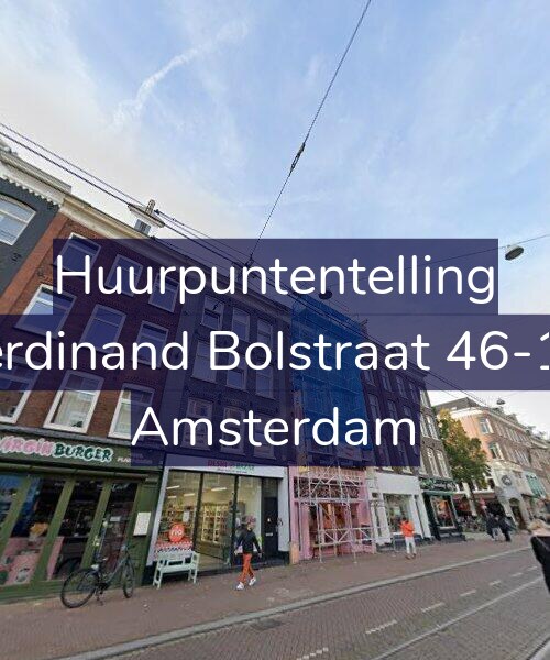 Foto gevel Huurpuntentelling voor Ferdinand Bolstraat 46-1V, Amsterdam