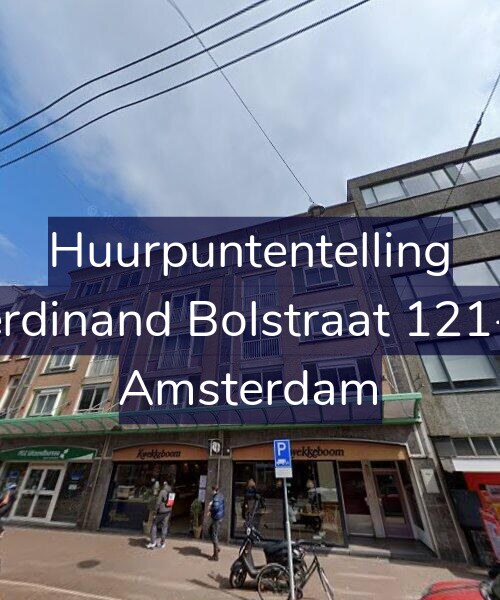 Foto gevel Huurpuntentelling voor Ferdinand Bolstraat 121-D, Amsterdam