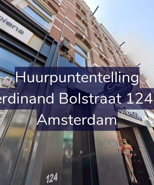 Foto gevel Huurpuntentelling voor Ferdinand Bolstraat 124-2, Amsterdam