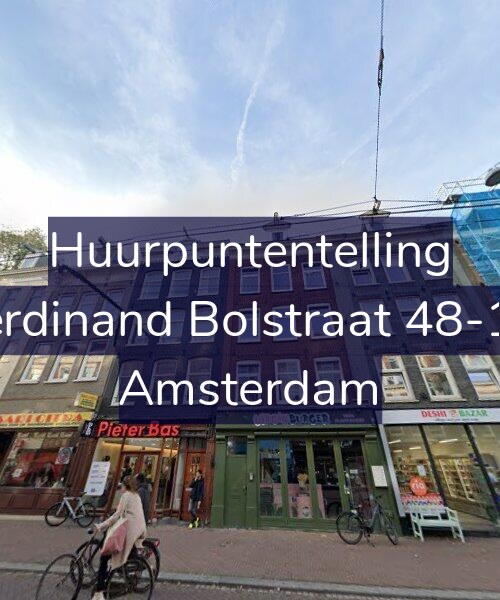 Foto gevel Huurpuntentelling voor Ferdinand Bolstraat 48-1A, Amsterdam