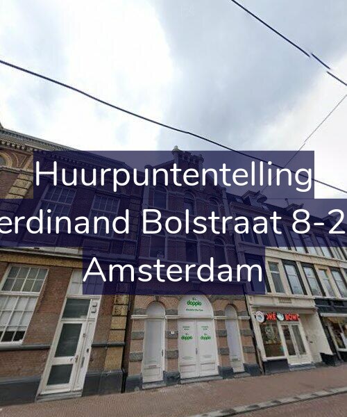 Foto gevel Huurpuntentelling voor Ferdinand Bolstraat 8-2A, Amsterdam