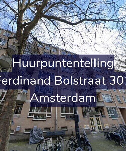 Foto gevel Huurpuntentelling voor Ferdinand Bolstraat 301, Amsterdam