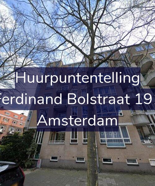 Foto gevel Huurpuntentelling voor Ferdinand Bolstraat 191, Amsterdam