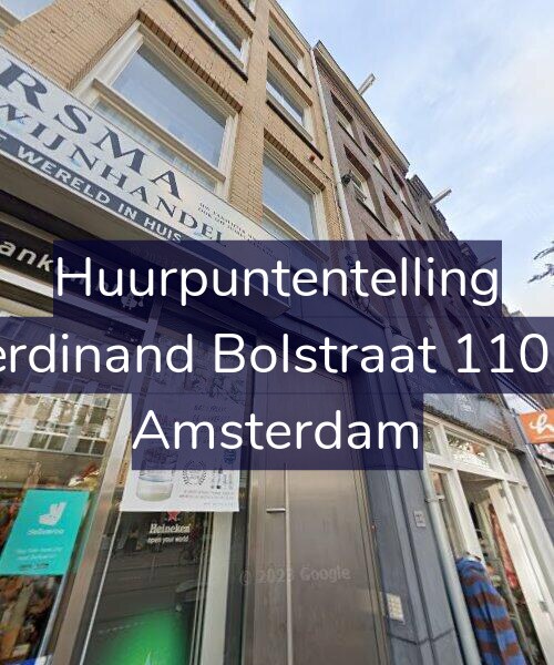 Foto gevel Huurpuntentelling voor Ferdinand Bolstraat 110-4, Amsterdam