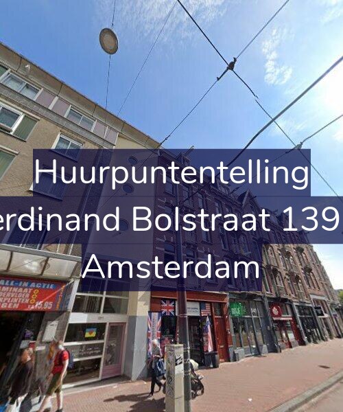 Foto gevel Huurpuntentelling voor Ferdinand Bolstraat 139-2, Amsterdam