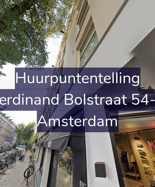 Foto gevel Huurpuntentelling voor Ferdinand Bolstraat 54-3, Amsterdam