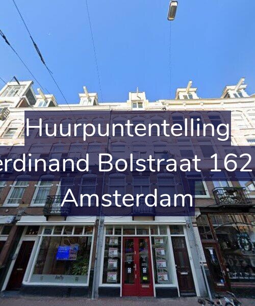 Foto gevel Huurpuntentelling voor Ferdinand Bolstraat 162-3, Amsterdam