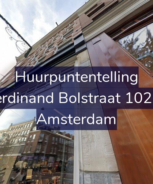 Foto gevel Huurpuntentelling voor Ferdinand Bolstraat 102-2, Amsterdam