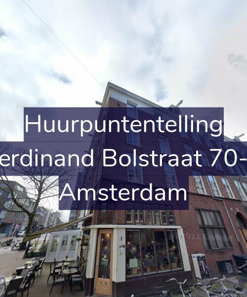 Foto gevel Huurpuntentelling voor Ferdinand Bolstraat 70-1, Amsterdam