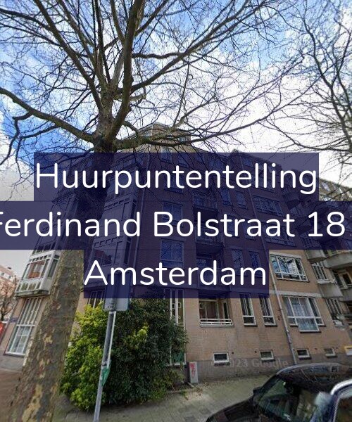 Foto gevel Huurpuntentelling voor Ferdinand Bolstraat 181, Amsterdam
