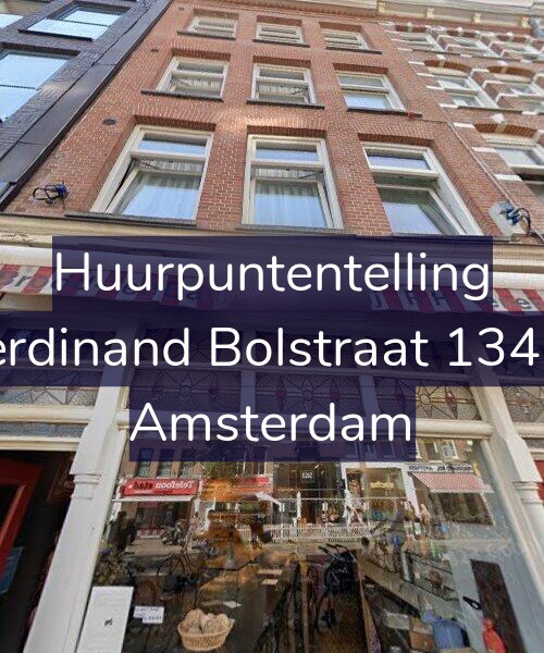 Foto gevel Huurpuntentelling voor Ferdinand Bolstraat 134-1, Amsterdam