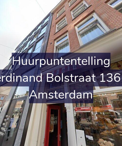 Foto gevel Huurpuntentelling voor Ferdinand Bolstraat 136-C, Amsterdam