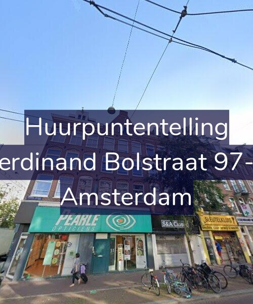 Foto gevel Huurpuntentelling voor Ferdinand Bolstraat 97-1, Amsterdam