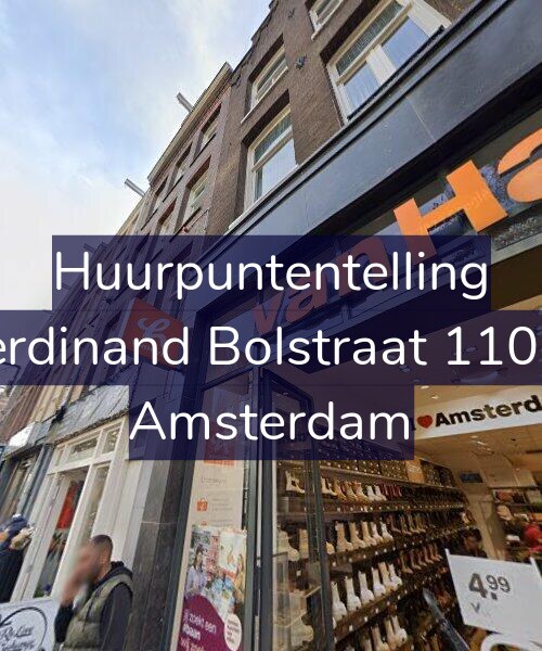 Foto gevel Huurpuntentelling voor Ferdinand Bolstraat 110-2, Amsterdam