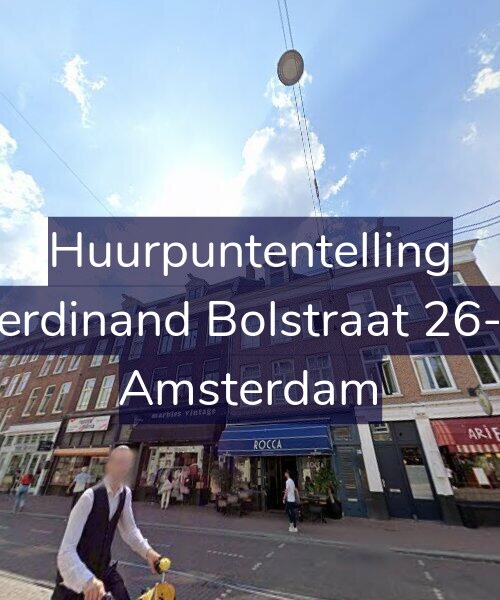 Foto gevel Huurpuntentelling voor Ferdinand Bolstraat 26-1, Amsterdam