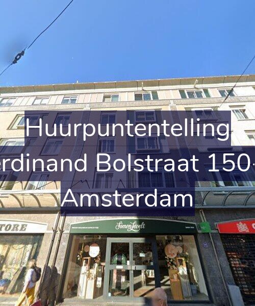 Foto gevel Huurpuntentelling voor Ferdinand Bolstraat 150-D, Amsterdam
